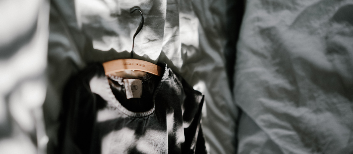 Clothes on a hanger